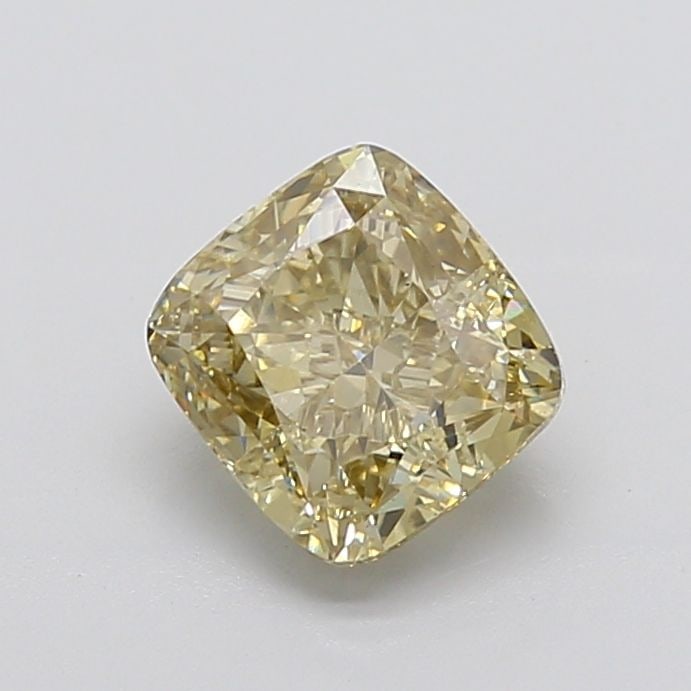 Loose Diamond - CUSHION MODIFIED 3.11ct Fancy Light Gray Yellow VS1: Loose Diamond - CUSHION MODIFIED 3.11ct Fancy Light Gray Yellow VS1 Source: This is a real non-mined Diamond that has been grown in a lab Shape: CUSHION MODIFIED Carats: 3.11 Color: Fancy Light Gray Y