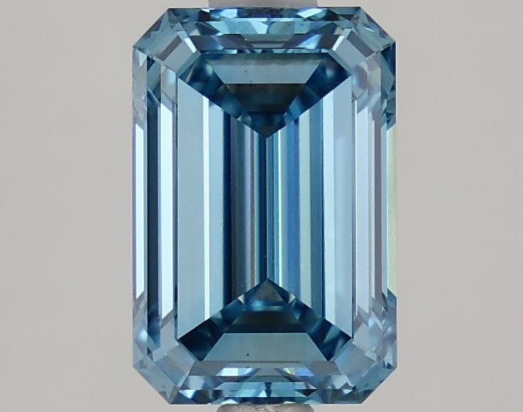 Loose Diamond - EMERALD 2.01ct Fancy Vivid Blue VS1: Loose Diamond - EMERALD 2.01ct Fancy Vivid Blue VS1 Source: This is a real non-mined Diamond that has been grown in a lab Shape: EMERALD Carats: 2.01 Color: Fancy Vivid Blue Certification: NONE Video: