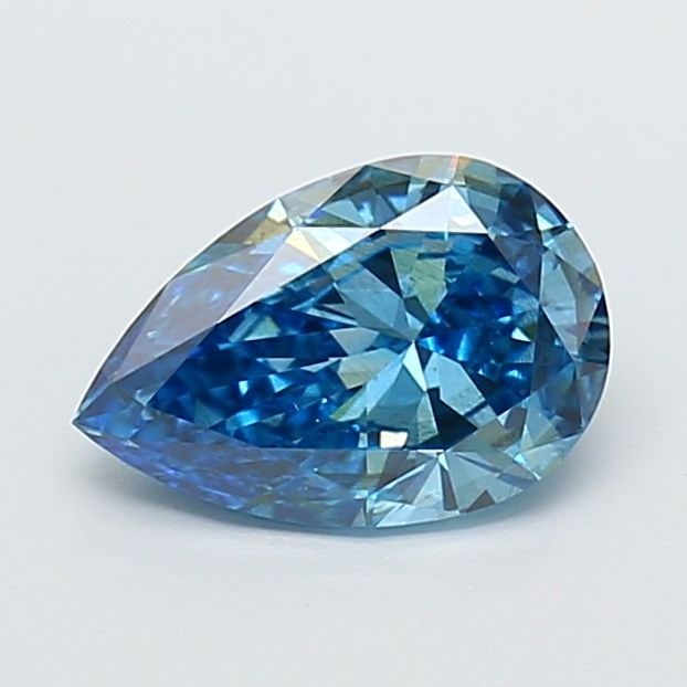 Loose Diamond - PEAR 1.23ct Fancy Vivid Blue SI1: Loose Diamond - PEAR 1.23ct Fancy Vivid Blue SI1 Source: This is a real non-mined Diamond that has been grown in a lab Shape: PEAR Carats: 1.23 Color: Fancy Vivid Blue Certification: IGI Video: