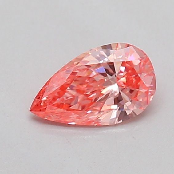 Loose Diamond - PEAR 0.21ct Fancy Vivid Pink VS1: Loose Diamond - PEAR 0.21ct Fancy Vivid Pink VS1 Source: This is a real non-mined Diamond that has been grown in a lab Shape: PEAR Carats: 0.21 Color: Fancy Vivid Pink Certification: IGI Video:
