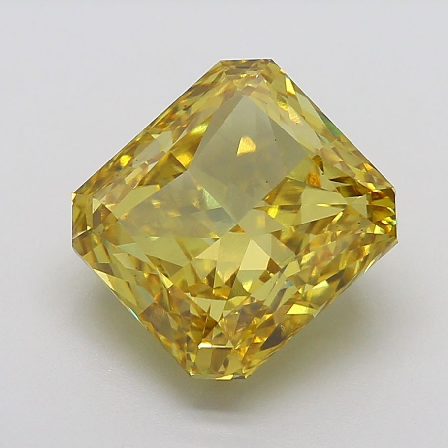 Loose Diamond - RADIANT 10.57ct Fancy Vivid Yellow VS1: Loose Diamond - RADIANT 10.57ct Fancy Vivid Yellow VS1 Source: This is a real non-mined Diamond that has been grown in a lab Shape: RADIANT Carats: 10.57 Color: Fancy Vivid Yellow Certification: IGI V