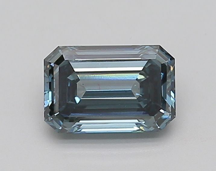 Loose Diamond - EMERALD 2.05ct Fancy Deep Green Blue VS1: Loose Diamond - EMERALD 2.05ct Fancy Deep Green Blue VS1 Source: This is a real non-mined Diamond that has been grown in a lab Shape: EMERALD Carats: 2.05 Color: Fancy Deep Green Blue Certification: I