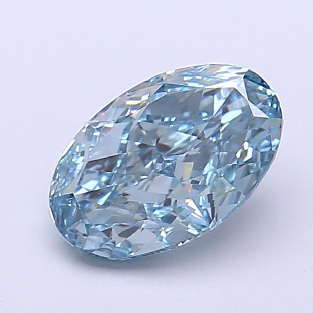 Loose Diamond - OVAL 1.42ct Fancy Vivid Blue VS1: Loose Diamond - OVAL 1.42ct Fancy Vivid Blue VS1 Source: This is a real non-mined Diamond that has been grown in a lab Shape: OVAL Carats: 1.42 Color: Fancy Vivid Blue Certification: IGI Video: