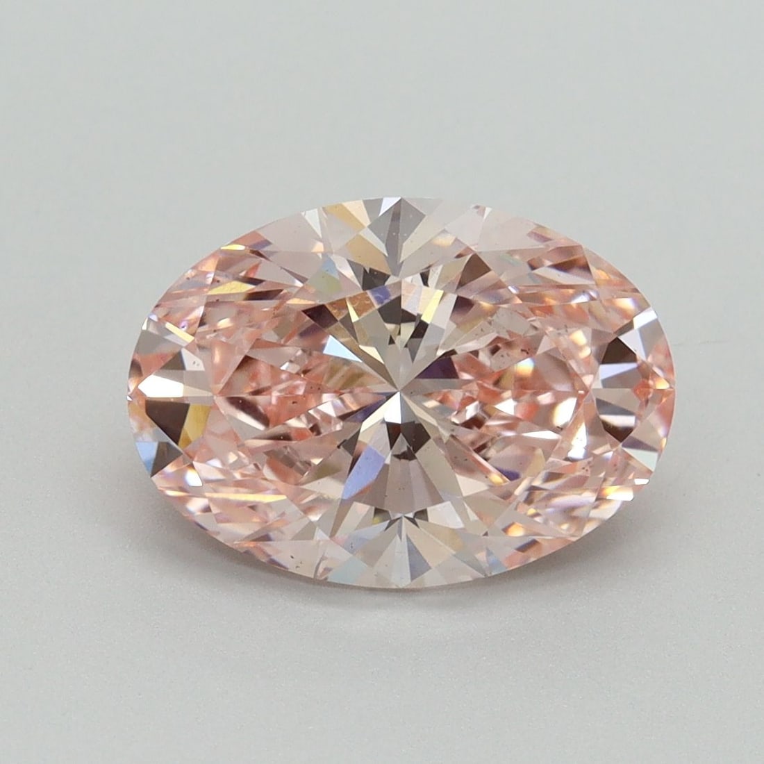 Loose Diamond - OVAL 3.08ct Fancy Intense Pink VS2: Loose Diamond - OVAL 3.08ct Fancy Intense Pink VS2 Source: This is a real non-mined Diamond that has been grown in a lab Shape: OVAL Carats: 3.08 Color: Fancy Intense Pink Certification: IGI Video: