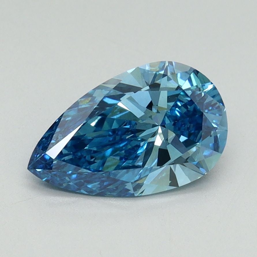 Loose Diamond - PEAR 1.16ct Fancy Vivid Blue VS1: Loose Diamond - PEAR 1.16ct Fancy Vivid Blue VS1 Source: This is a real non-mined Diamond that has been grown in a lab Shape: PEAR Carats: 1.16 Color: Fancy Vivid Blue Certification: IGI Video: