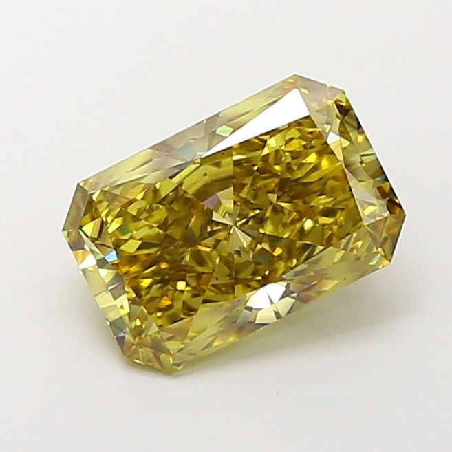 Loose Diamond - RADIANT 3.0ct Fancy Intense Yellow VS2: Loose Diamond - RADIANT 3.0ct Fancy Intense Yellow VS2 Source: This is a real non-mined Diamond that has been grown in a lab Shape: RADIANT Carats: 3.0 Color: Fancy Intense Yellow Certification: IGI V