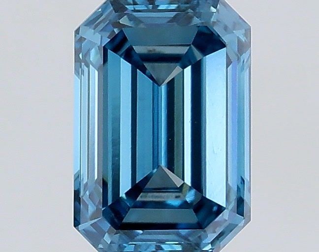 Loose Diamond - EMERALD 0.5ct Fancy Vivid Blue VS1: Loose Diamond - EMERALD 0.5ct Fancy Vivid Blue VS1 Source: This is a real non-mined Diamond that has been grown in a lab Shape: EMERALD Carats: 0.5 Color: Fancy Vivid Blue Certification: IGI Video: