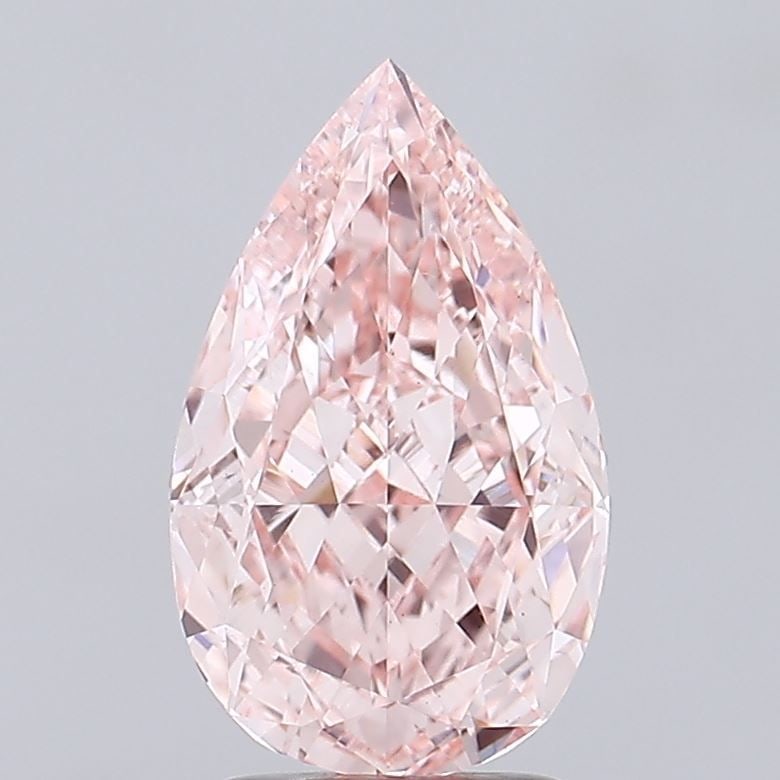 Loose Diamond - PEAR 3.17ct Fancy Intense Pink VVS2: Loose Diamond - PEAR 3.17ct Fancy Intense Pink VVS2 Source: This is a real non-mined Diamond that has been grown in a lab Shape: PEAR Carats: 3.17 Color: Fancy Intense Pink Certification: IGI Video: