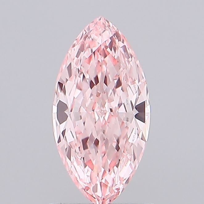 Loose Diamond - MARQUISE 1.14ct Fancy Vivid Pink VVS2: Loose Diamond - MARQUISE 1.14ct Fancy Vivid Pink VVS2 Source: This is a real non-mined Diamond that has been grown in a lab Shape: MARQUISE Carats: 1.14 Color: Fancy Vivid Pink Certification: IGI Vide
