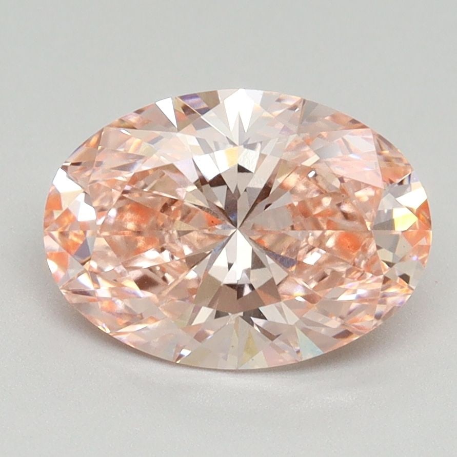 Loose Diamond - OVAL 2.1ct Fancy Vivid Pink VS1: Loose Diamond - OVAL 2.1ct Fancy Vivid Pink VS1 Source: This is a real non-mined Diamond that has been grown in a lab Shape: OVAL Carats: 2.1 Color: Fancy Vivid Pink Certification: IGI Video: