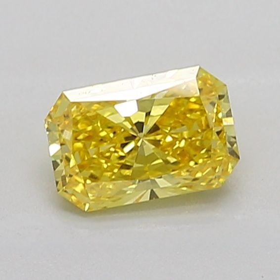 Loose Diamond - RADIANT 0.91ct Fancy Vivid Yellow VS1: Loose Diamond - RADIANT 0.91ct Fancy Vivid Yellow VS1 Source: This is a real non-mined Diamond that has been grown in a lab Shape: RADIANT Carats: 0.91 Color: Fancy Vivid Yellow Certification: IGI Vid