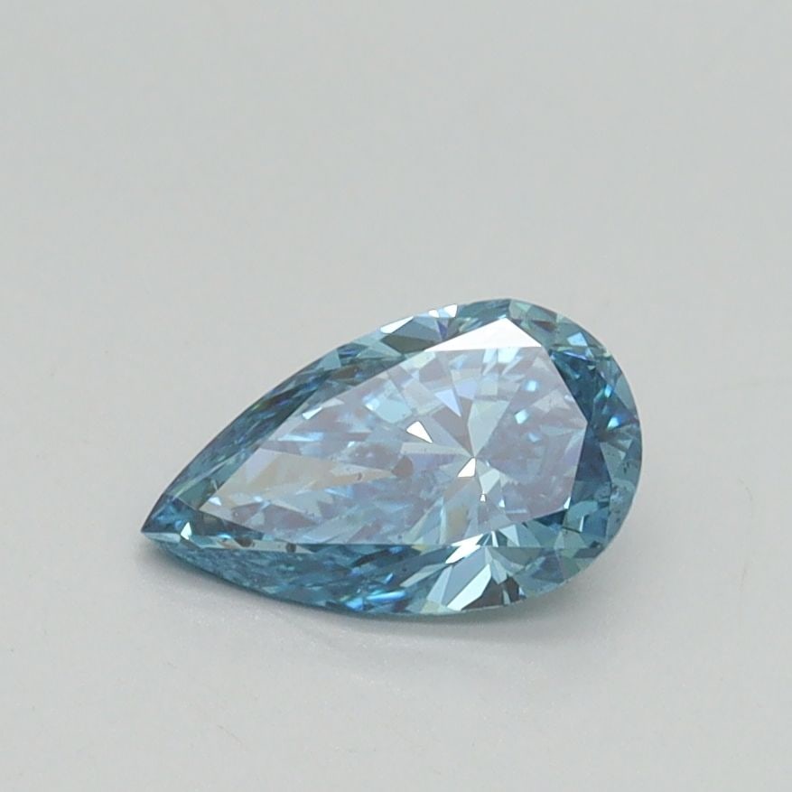 Loose Diamond - PEAR 0.6ct Fancy Intense Blue SI1: Loose Diamond - PEAR 0.6ct Fancy Intense Blue SI1 Source: This is a real non-mined Diamond that has been grown in a lab Shape: PEAR Carats: 0.6 Color: Fancy Intense Blue Certification: IGI Video: