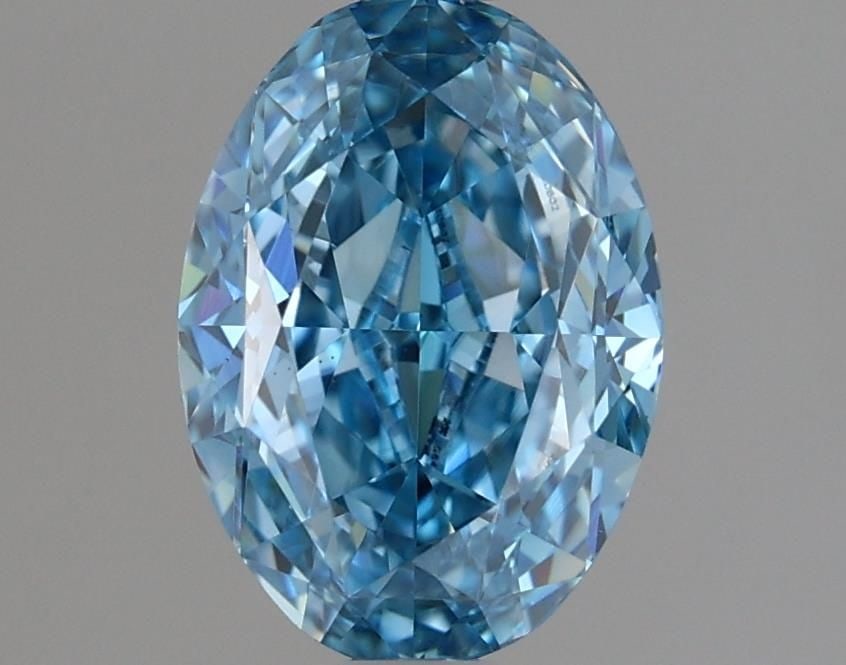 Loose Diamond - OVAL 1.39ct Fancy Vivid Blue VS1: Loose Diamond - OVAL 1.39ct Fancy Vivid Blue VS1 Source: This is a real non-mined Diamond that has been grown in a lab Shape: OVAL Carats: 1.39 Color: Fancy Vivid Blue Certification: IGI Video: