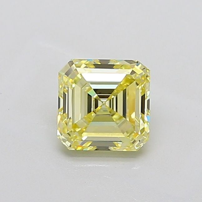 Loose Diamond - ASSCHER 1.51ct Fancy Yellow VVS2: Loose Diamond - ASSCHER 1.51ct Fancy Yellow VVS2 Source: This is a real non-mined Diamond that has been grown in a lab Shape: ASSCHER Carats: 1.51 Color: Fancy Yellow Certification: IGI Video: