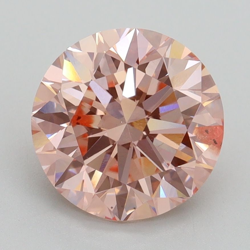 Loose Diamond - ROUND 3.0ct Fancy Intense Pink SI2: Loose Diamond - ROUND 3.0ct Fancy Intense Pink SI2 Source: This is a real non-mined Diamond that has been grown in a lab Shape: ROUND Carats: 3.0 Color: Fancy Intense Pink Certification: IGI Video: