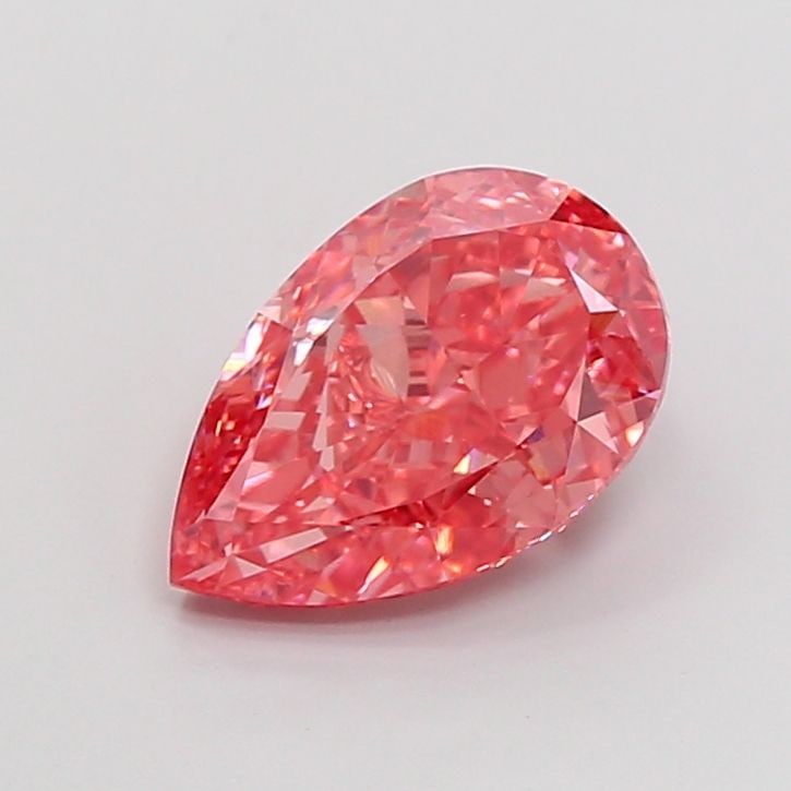 Loose Diamond - PEAR 4.04ct Fancy Vivid Pink VS1: Loose Diamond - PEAR 4.04ct Fancy Vivid Pink VS1 Source: This is a real non-mined Diamond that has been grown in a lab Shape: PEAR Carats: 4.04 Color: Fancy Vivid Pink Certification: IGI Video: