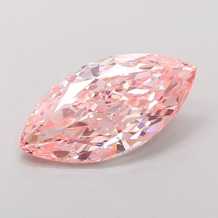 Loose Diamond - MARQUISE 5.0ct Fancy Vivid Pink VVS2: Loose Diamond - MARQUISE 5.0ct Fancy Vivid Pink VVS2 Source: This is a real non-mined Diamond that has been grown in a lab Shape: MARQUISE Carats: 5.0 Color: Fancy Vivid Pink Certification: IGI Video: