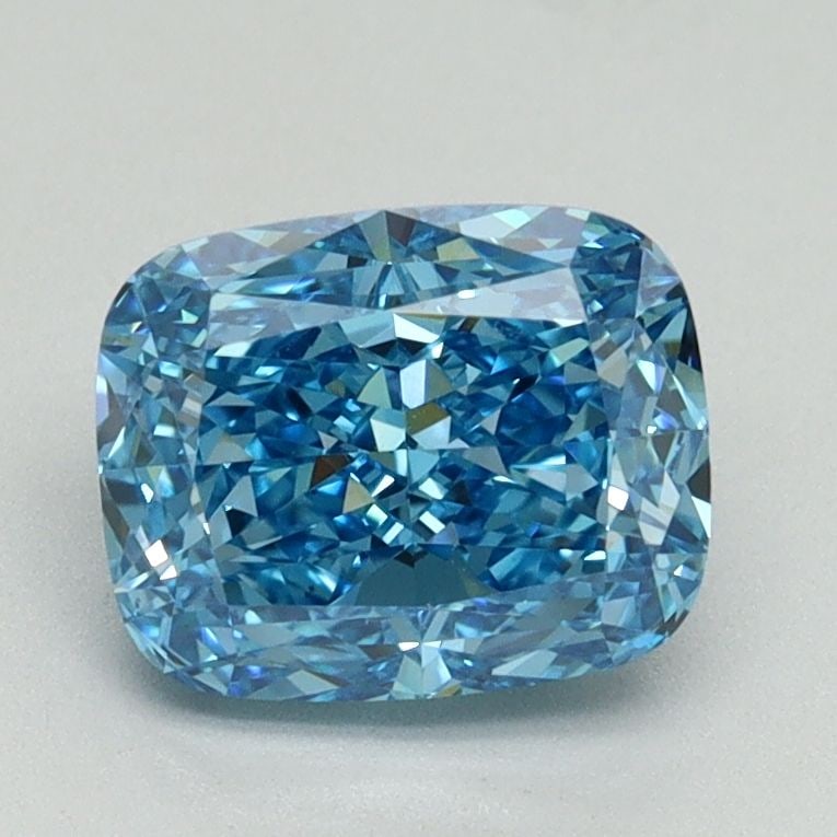 Loose Diamond - CUSHION MODIFIED 1.65ct Fancy Vivid Blue VS1: Loose Diamond - CUSHION MODIFIED 1.65ct Fancy Vivid Blue VS1 Source: This is a real non-mined Diamond that has been grown in a lab Shape: CUSHION MODIFIED Carats: 1.65 Color: Fancy Vivid Blue Certific