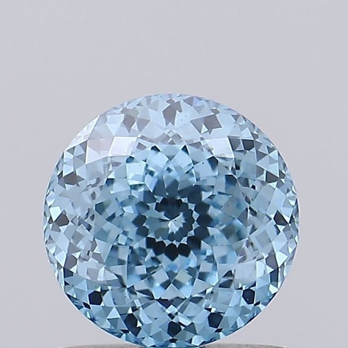 Loose Diamond - ROUND 1.1ct Fancy Vivid Blue VS1: Loose Diamond - ROUND 1.1ct Fancy Vivid Blue VS1 Source: This is a real non-mined Diamond that has been grown in a lab Shape: ROUND Carats: 1.1 Color: Fancy Vivid Blue Certification: IGI Video: