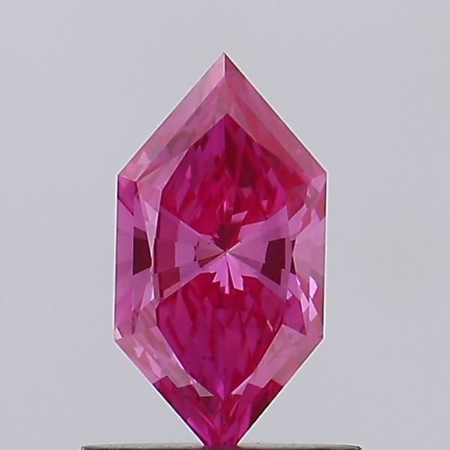 Loose Diamond - HEXAGONAL 0.66ct Fancy Vivid Pink VS2: Loose Diamond - HEXAGONAL 0.66ct Fancy Vivid Pink VS2 Source: This is a real non-mined Diamond that has been grown in a lab Shape: HEXAGONAL Carats: 0.66 Color: Fancy Vivid Pink Certification: IGI Vid