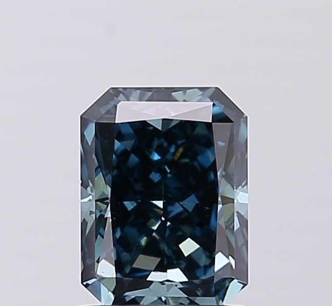 Loose Diamond - RADIANT 1.57ct Fancy Deep Blue VS1: Loose Diamond - RADIANT 1.57ct Fancy Deep Blue VS1 Source: This is a real non-mined Diamond that has been grown in a lab Shape: RADIANT Carats: 1.57 Color: Fancy Deep Blue Certification: IGI Video: