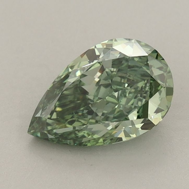 Loose Diamond - PEAR 1.13ct Fancy Vivid Green VS1: Loose Diamond - PEAR 1.13ct Fancy Vivid Green VS1 Source: This is a real non-mined Diamond that has been grown in a lab Shape: PEAR Carats: 1.13 Color: Fancy Vivid Green Certification: IGI Video: