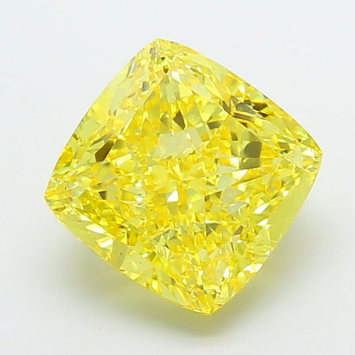 Loose Diamond - CUSHION MODIFIED 6.82ct Fancy Vivid Yellow VS2: Loose Diamond - CUSHION MODIFIED 6.82ct Fancy Vivid Yellow VS2 Source: This is a real non-mined Diamond that has been grown in a lab Shape: CUSHION MODIFIED Carats: 6.82 Color: Fancy Vivid Yellow Cert