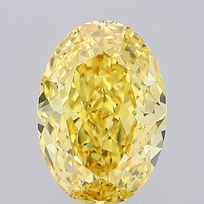 Loose Diamond - OVAL 3.04ct Fancy Vivid Yellow VS2: Loose Diamond - OVAL 3.04ct Fancy Vivid Yellow VS2 Source: This is a real non-mined Diamond that has been grown in a lab Shape: OVAL Carats: 3.04 Color: Fancy Vivid Yellow Certification: IGI Video: