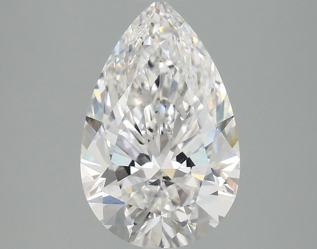 Loose Diamond - PEAR 2.58ct D VS2: Loose Diamond - PEAR 2.58ct D VS2 Source: This is a real non-mined Diamond that has been grown in a lab Shape: PEAR Carats: 2.58 Color: D Clarity: VS2 Certification: IGI Condition: Pre-Owned PLEASE NO