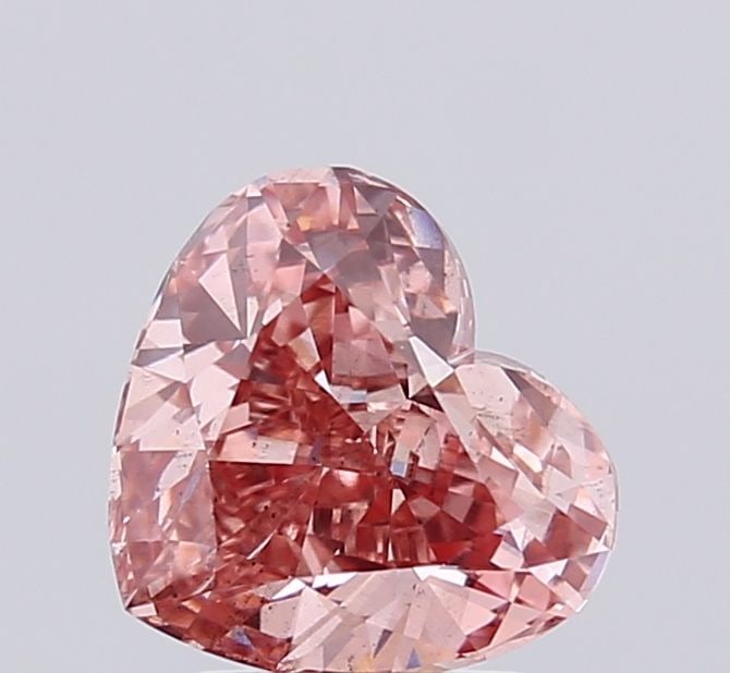 Loose Diamond - HEART 2.11ct Fancy Intense Pink SI1: Loose Diamond - HEART 2.11ct Fancy Intense Pink SI1 Source: This is a real non-mined Diamond that has been grown in a lab Shape: HEART Carats: 2.11 Color: Fancy Intense Pink Certification: IGI Video: