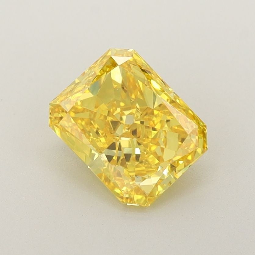 Loose Diamond - RADIANT 1.03ct Fancy Vivid Yellow VS2: Loose Diamond - RADIANT 1.03ct Fancy Vivid Yellow VS2 Source: This is a real non-mined Diamond that has been grown in a lab Shape: RADIANT Carats: 1.03 Color: Fancy Vivid Yellow Certification: IGI Vid