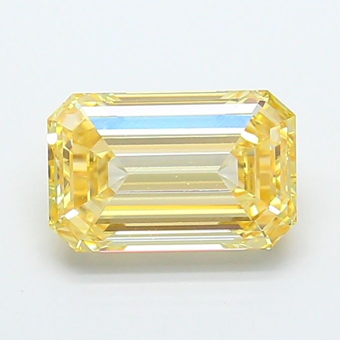Loose Diamond - EMERALD 1.82ct Fancy Light Brownish Yellow VS1: Loose Diamond - EMERALD 1.82ct Fancy Light Brownish Yellow VS1 Source: This is a real non-mined Diamond that has been grown in a lab Shape: EMERALD Carats: 1.82 Color: Fancy Light Brownish Yellow Cert