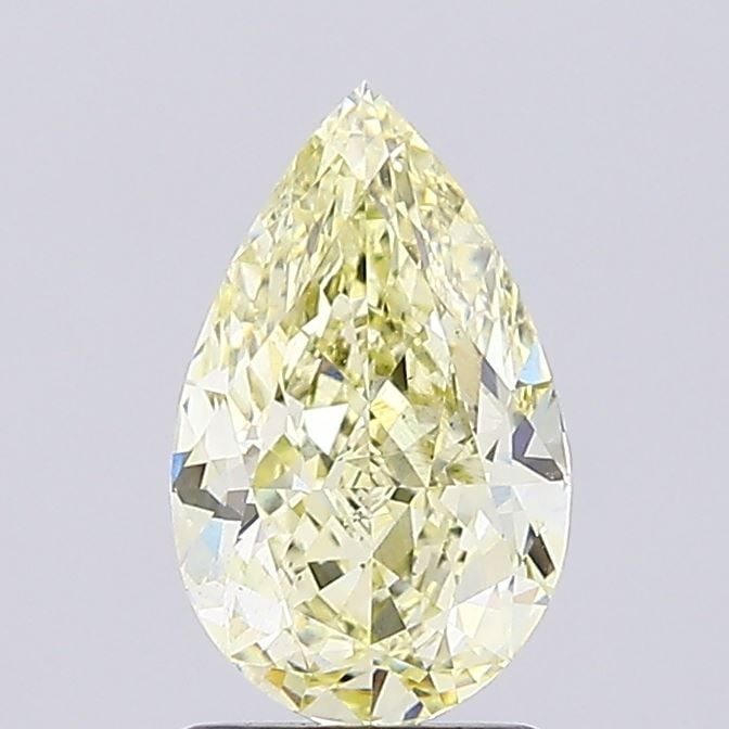 Loose Diamond - PEAR 2.01ct Fancy Yellow VS2: Loose Diamond - PEAR 2.01ct Fancy Yellow VS2 Source: This is a real non-mined Diamond that has been grown in a lab Shape: PEAR Carats: 2.01 Color: Fancy Yellow Certification: IGI Video:
