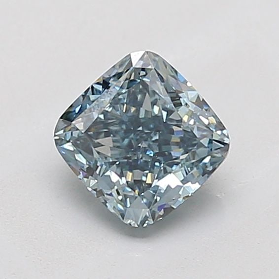 Loose Diamond - CUSHION MODIFIED 1.04ct Fancy Intense Green Blue VS1: Loose Diamond - CUSHION MODIFIED 1.04ct Fancy Intense Green Blue VS1 Source: This is a real non-mined Diamond that has been grown in a lab Shape: CUSHION MODIFIED Carats: 1.04 Color: Fancy Intense Gre
