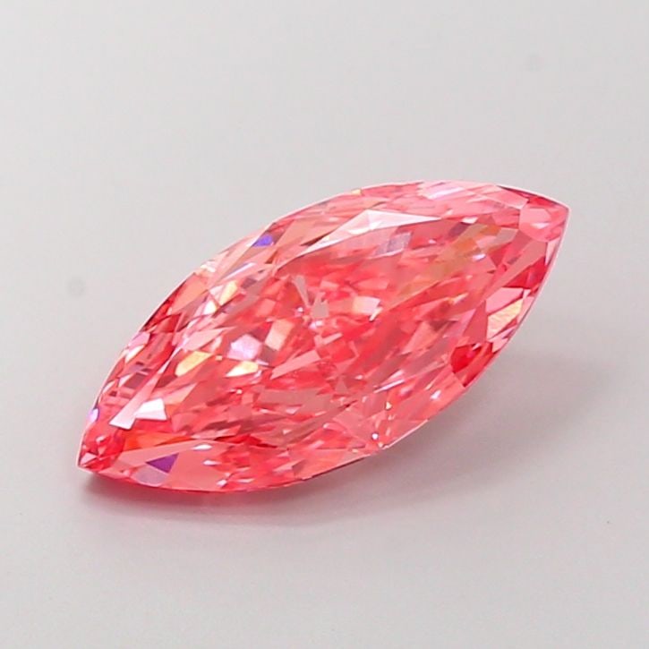 Loose Diamond - MARQUISE 3.52ct Fancy Vivid Pink VVS2: Loose Diamond - MARQUISE 3.52ct Fancy Vivid Pink VVS2 Source: This is a real non-mined Diamond that has been grown in a lab Shape: MARQUISE Carats: 3.52 Color: Fancy Vivid Pink Certification: IGI Vide