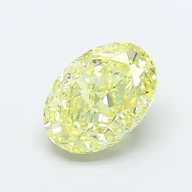 Loose Diamond - OVAL 1.28ct Fancy Light Yellow VVS2: Loose Diamond - OVAL 1.28ct Fancy Light Yellow VVS2 Source: This is a real non-mined Diamond that has been grown in a lab Shape: OVAL Carats: 1.28 Color: Fancy Light Yellow Certification: IGI Video: