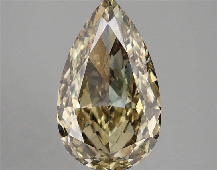 Loose Diamond - PEAR 4.29ct Fancy Intense Gray Yellow VVS2: Loose Diamond - PEAR 4.29ct Fancy Intense Gray Yellow VVS2 Source: This is a real non-mined Diamond that has been grown in a lab Shape: PEAR Carats: 4.29 Color: Fancy Intense Gray Yellow Certification