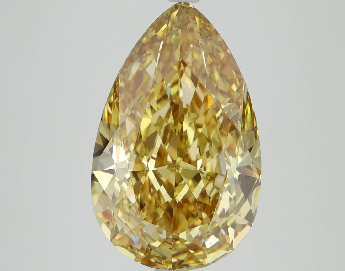 Loose Diamond - PEAR 6.04ct YELLOW VS1 (1 of 1)