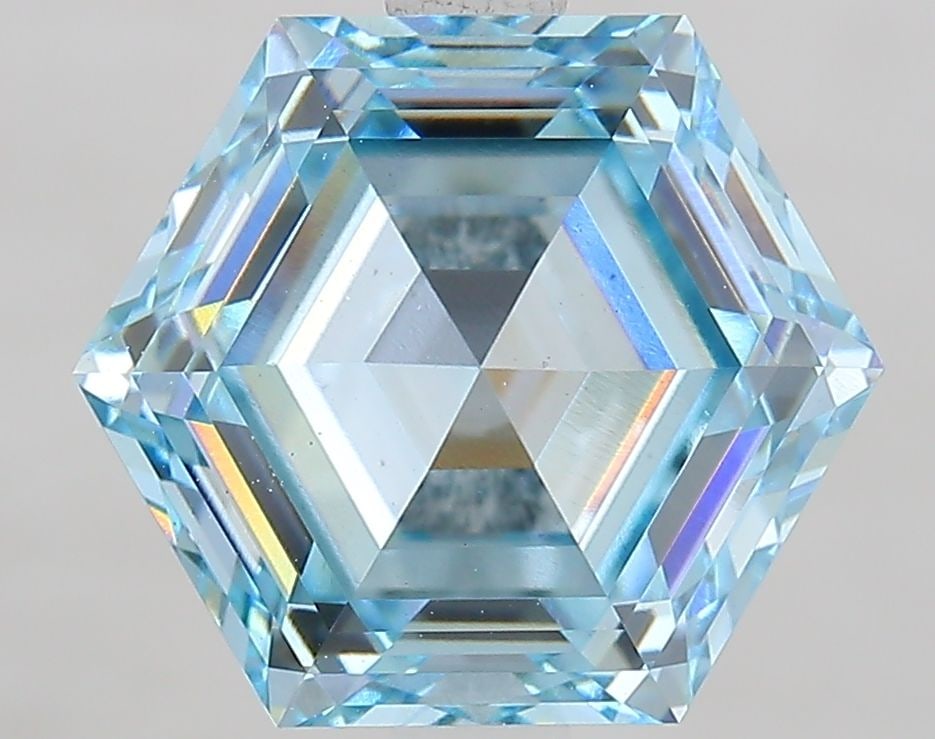 Loose Diamond - OCTAGONAL 3.03ct Fancy Intense Blue VS1: Loose Diamond - OCTAGONAL 3.03ct Fancy Intense Blue VS1 Source: This is a real non-mined Diamond that has been grown in a lab Shape: OCTAGONAL Carats: 3.03 Color: Fancy Intense Blue Certification: IGI