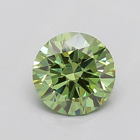 Loose Diamond - ROUND 0.62ct Fancy Vivid Green VS1: Loose Diamond - ROUND 0.62ct Fancy Vivid Green VS1 Source: This is a real non-mined Diamond that has been grown in a lab Shape: ROUND Carats: 0.62 Color: Fancy Vivid Green Certification: IGI Video: