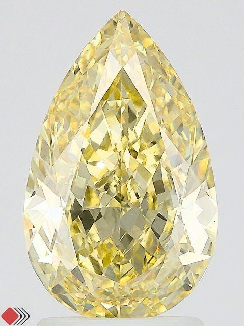 Loose Diamond - PEAR 2.93ct Fancy Intense Yellow VS1: Loose Diamond - PEAR 2.93ct Fancy Intense Yellow VS1 Source: This is a real non-mined Diamond that has been grown in a lab Shape: PEAR Carats: 2.93 Color: Fancy Intense Yellow Certification: IGI Video