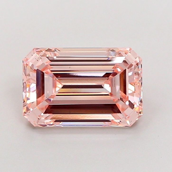 Loose Diamond - EMERALD 4.01ct Fancy Pink VS2: Loose Diamond - EMERALD 4.01ct Fancy Pink VS2 Source: This is a real non-mined Diamond that has been grown in a lab Shape: EMERALD Carats: 4.01 Color: Fancy Pink Certification: IGI Video: