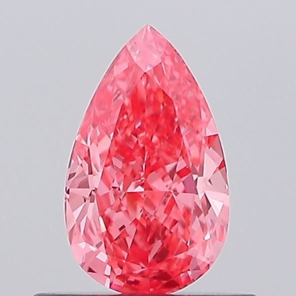 Loose Diamond - PEAR 0.58ct Fancy Vivid Pink VVS2: Loose Diamond - PEAR 0.58ct Fancy Vivid Pink VVS2 Source: This is a real non-mined Diamond that has been grown in a lab Shape: PEAR Carats: 0.58 Color: Fancy Vivid Pink Certification: IGI Video: