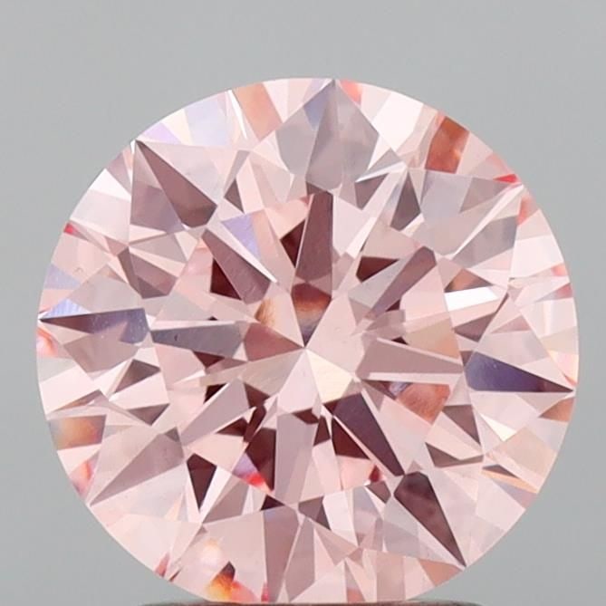 Ideal Loose Diamond - ROUND 2.09ct Fancy Intense Pink VS1: Ideal Loose Diamond - ROUND 2.09ct Fancy Intense Pink VS1 Source: This is a real non-mined Diamond that has been grown in a lab Shape: ROUND Carats: 2.09 Color: Fancy Intense Pink Certification: IGI V