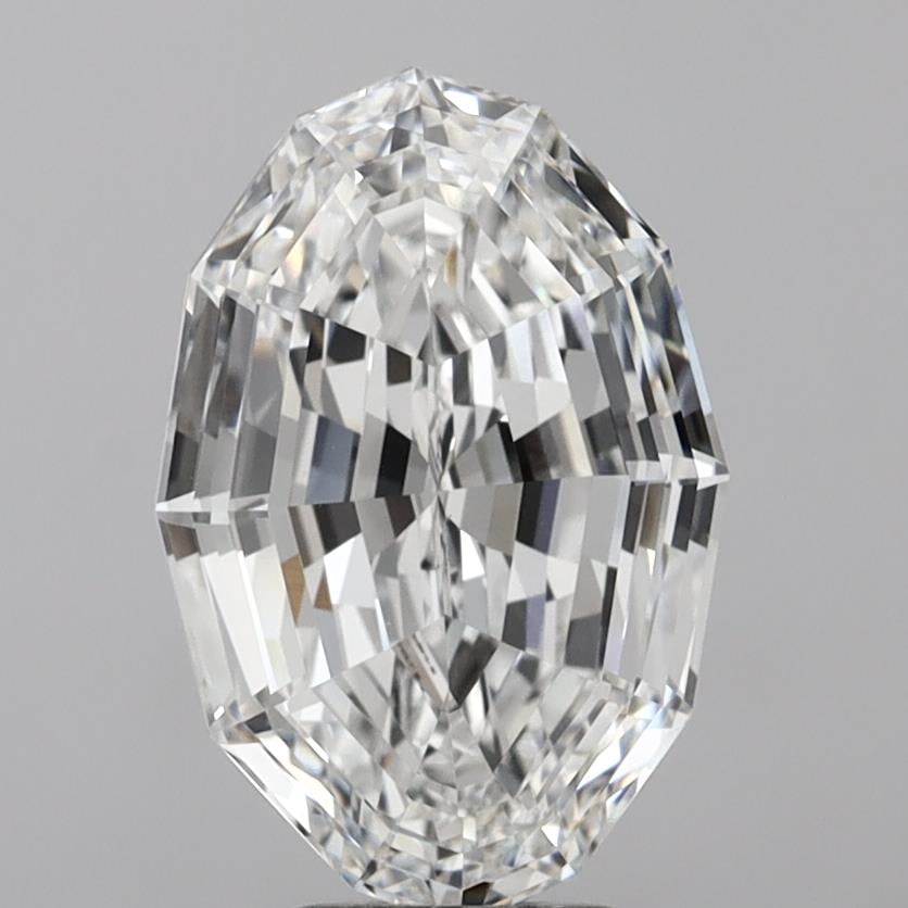 Loose Diamond - STEP OVAL 6.1ct E VVS2: Loose Diamond - STEP OVAL 6.1ct E VVS2 Source: This is a real non-mined Diamond that has been grown in a lab Shape: STEP OVAL Carats: 6.1 Color: E Clarity: VVS2 Certification: IGI Condition: Pre-Owned