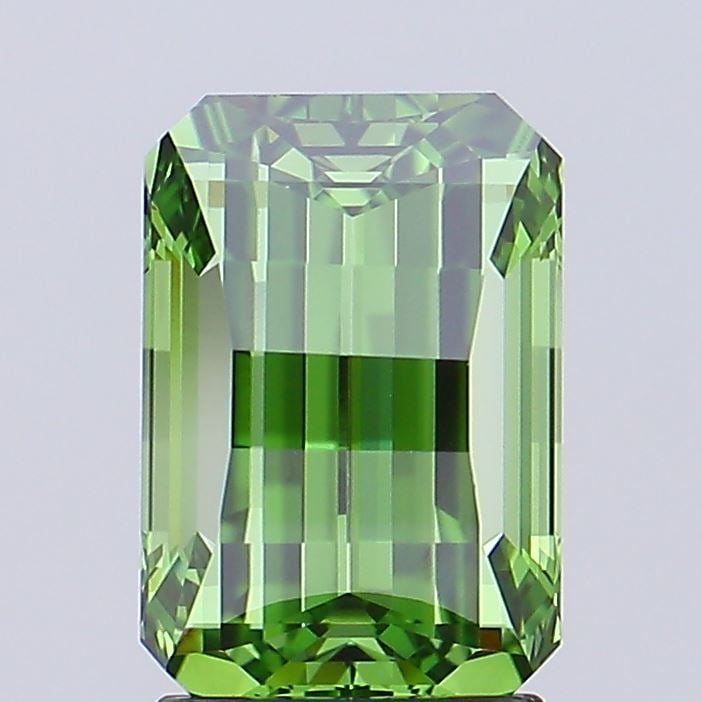 Loose Diamond - EMERALD 2.55ct Fancy Vivid Green VVS2: Loose Diamond - EMERALD 2.55ct Fancy Vivid Green VVS2 Source: This is a real non-mined Diamond that has been grown in a lab Shape: EMERALD Carats: 2.55 Color: Fancy Vivid Green Certification: IGI Vide