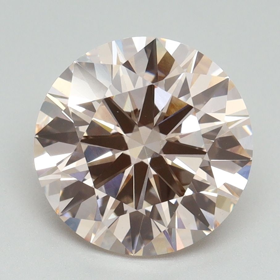 Ideal Loose Diamond - ROUND 3.15ct Fancy Pink VVS2: Ideal Loose Diamond - ROUND 3.15ct Fancy Pink VVS2 Source: This is a real non-mined Diamond that has been grown in a lab Shape: ROUND Carats: 3.15 Color: Fancy Pink Certification: IGI Video:
