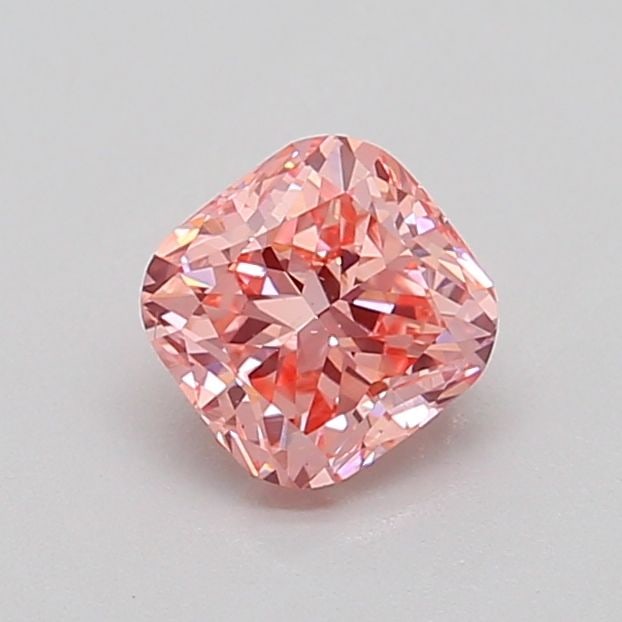 Loose Diamond - CUSHION MODIFIED 0.78ct Fancy Vivid Pink VS1: Loose Diamond - CUSHION MODIFIED 0.78ct Fancy Vivid Pink VS1 Source: This is a real non-mined Diamond that has been grown in a lab Shape: CUSHION MODIFIED Carats: 0.78 Color: Fancy Vivid Pink Certific
