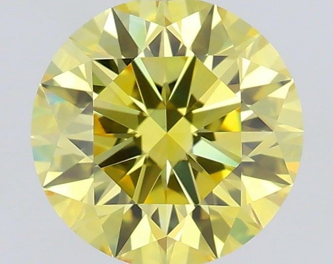 Ideal Loose Diamond - ROUND 0.91ct Fancy Vivid Yellow VVS1: Ideal Loose Diamond - ROUND 0.91ct Fancy Vivid Yellow VVS1 Source: This is a real non-mined Diamond that has been grown in a lab Shape: ROUND Carats: 0.91 Color: Fancy Vivid Yellow Certification: IGI 