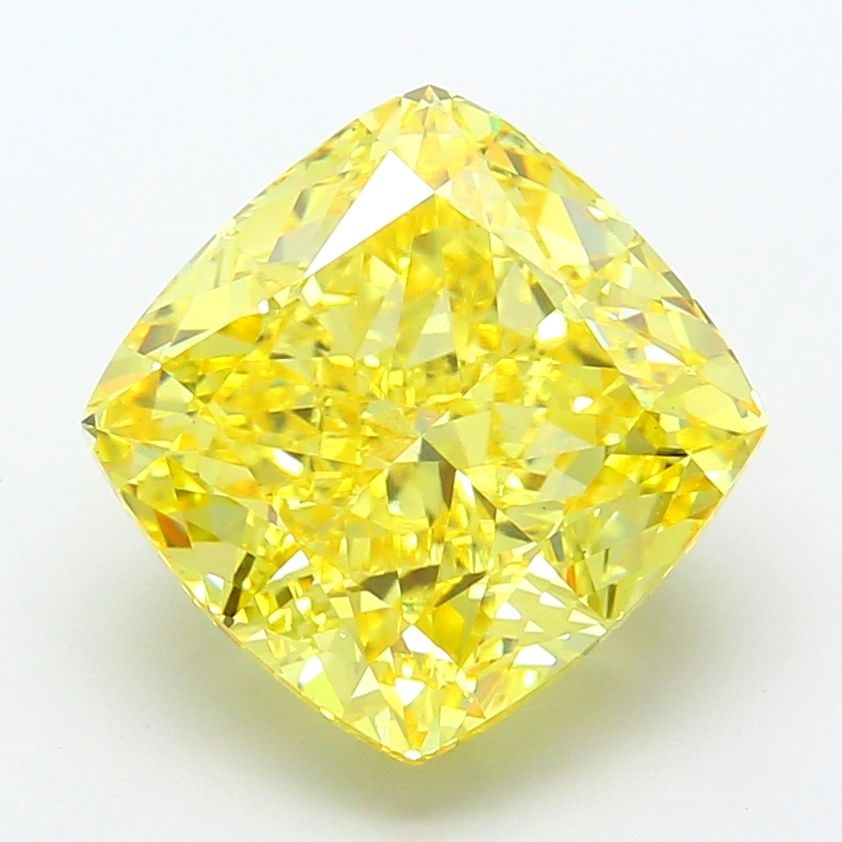 Loose Diamond - CUSHION MODIFIED 7.05ct Fancy Vivid Yellow VS1: Loose Diamond - CUSHION MODIFIED 7.05ct Fancy Vivid Yellow VS1 Source: This is a real non-mined Diamond that has been grown in a lab Shape: CUSHION MODIFIED Carats: 7.05 Color: Fancy Vivid Yellow Cert